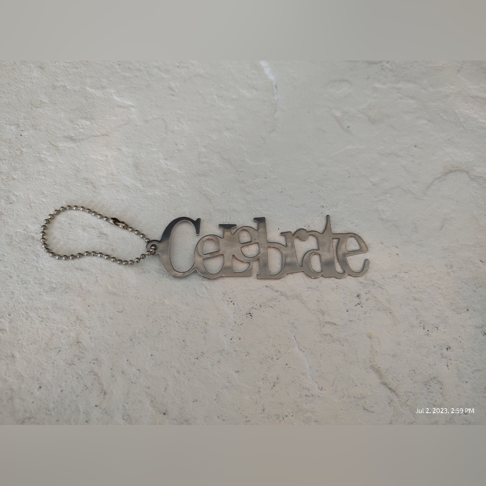 Celebrate Keychain/Ornament